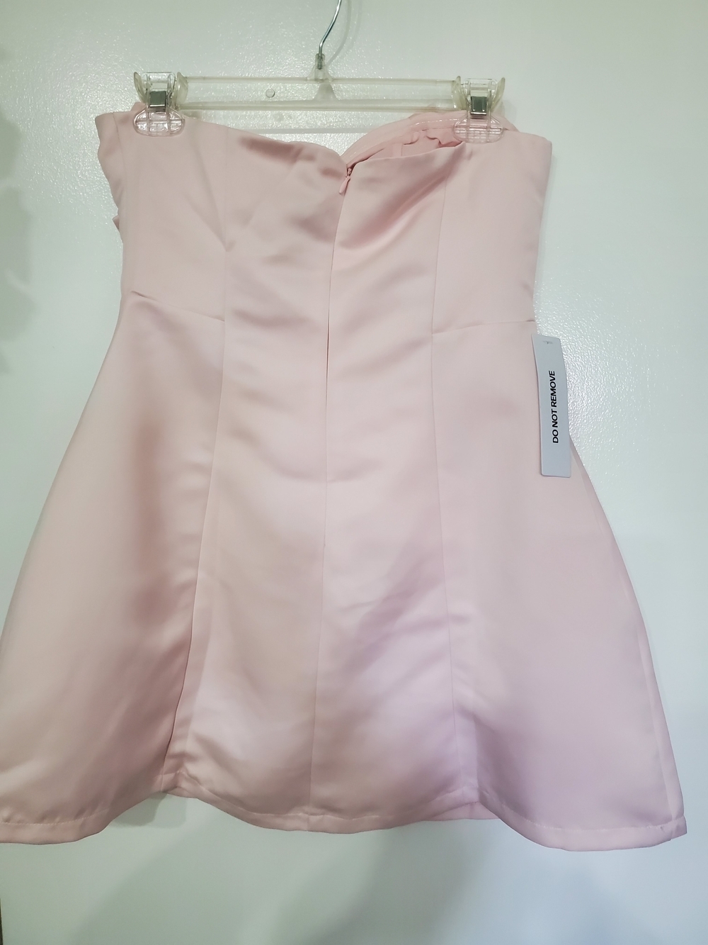 Princess Polly Strapless Light Pink Bow Mini Dress Size 2, 4,8 Or Size 12 - Picture 4 of 7